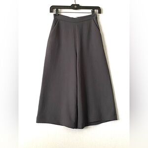 Aritzia Wide Leg Pants in Charcoal Gray